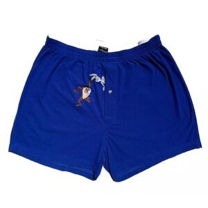Warner Bros Bugs Bunny and Taz Tasmanian Devil Embroidered Boxer Shorts Size L